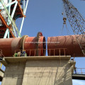 Horno rotatorio utilizado en la planta de cemento